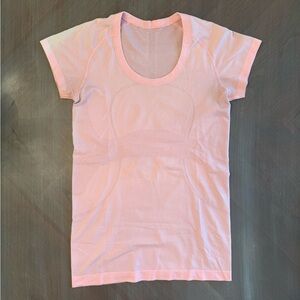 Lululemon Swiftly Tech Short-Sleeve Shirt Light Pink Size 8
